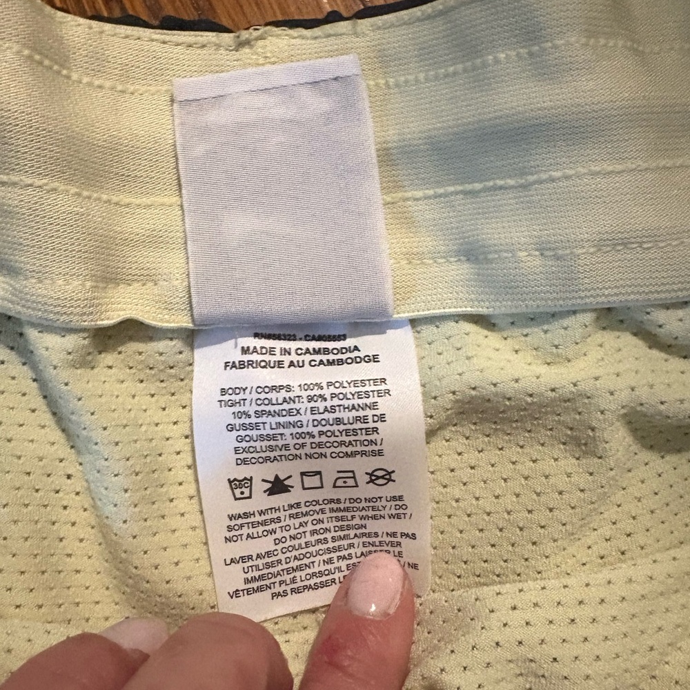Nike Naomi Osaka Green Yellow Tie Dye Tennis Athletic Shorts XL - Picture 7 of 7
